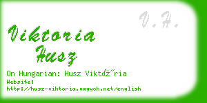 viktoria husz business card